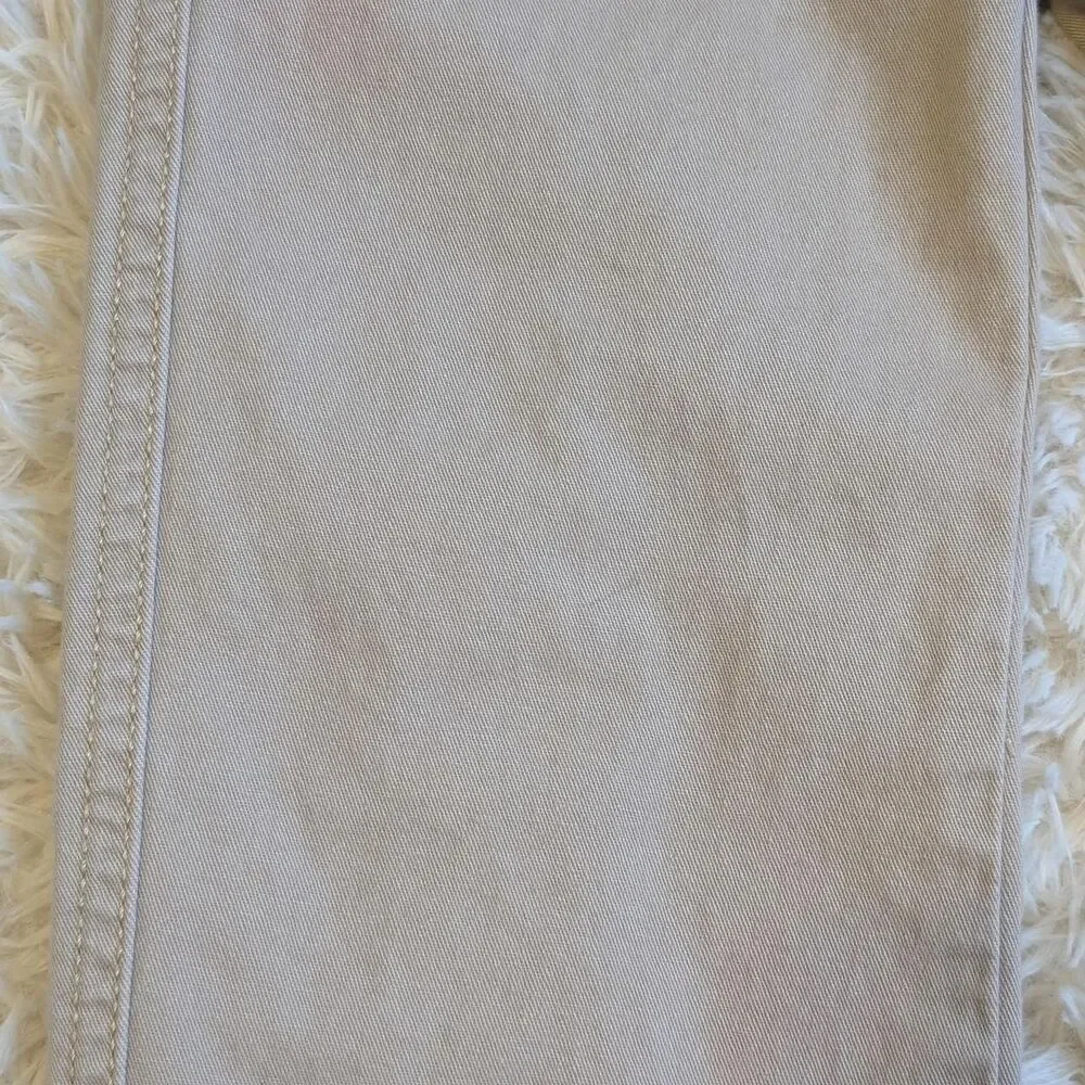 Old Navy Boys Size 4T Beige Khaki Cotton Uniform Straight Leg Pants Trousers